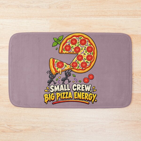 Item preview, Small Crew, Big Pizza Energy – Ants Carrying Pizza Slice designed and sold by HOUSE OF TIST.