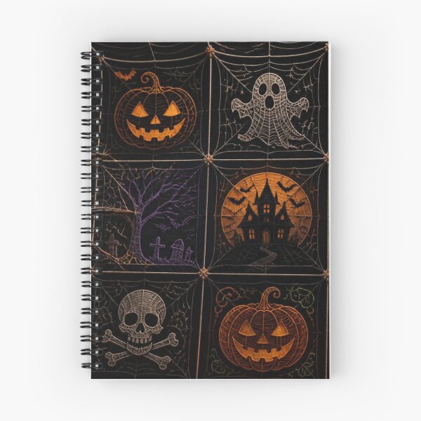 Item preview, Spooky Halloween Icons Web Grid Collage designed and sold by LAURELYDESIGNS.
