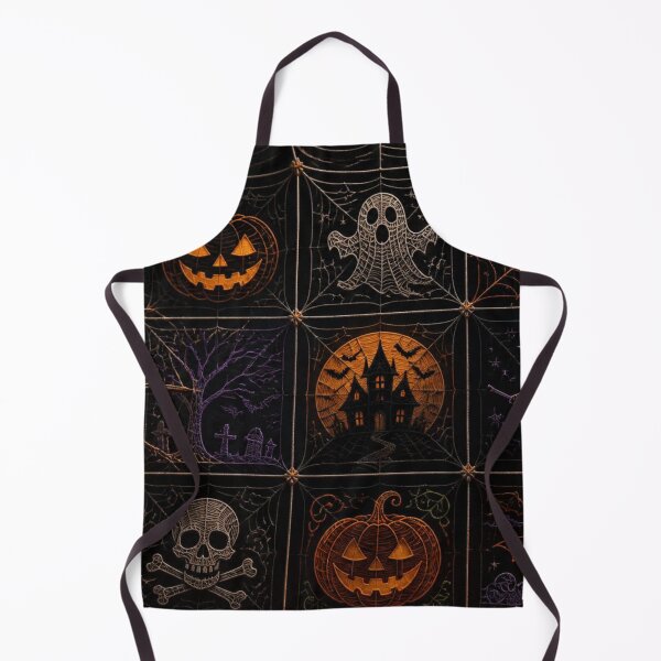 Item preview, Spooky Halloween Icons Web Grid Collage designed and sold by LAURELYDESIGNS.