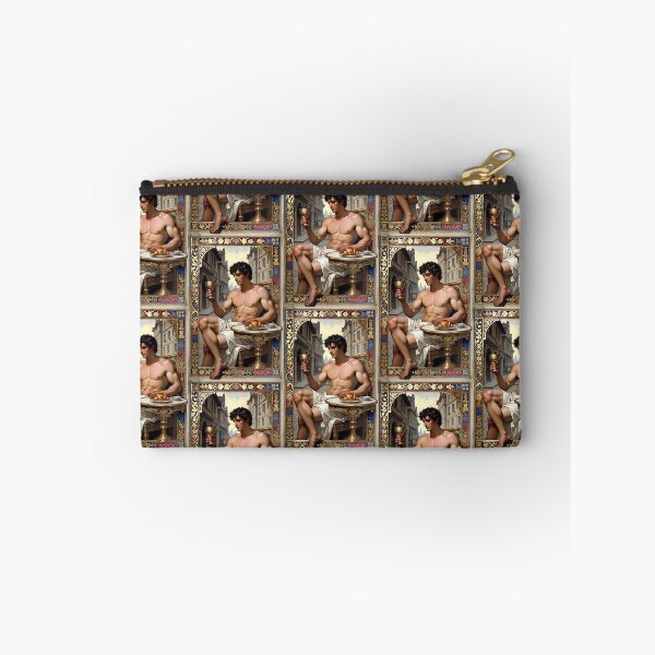 Item preview, Renaissance Bacchus at Breakfast – Classical Greek God Art designed and sold by ZhivanCrimson.