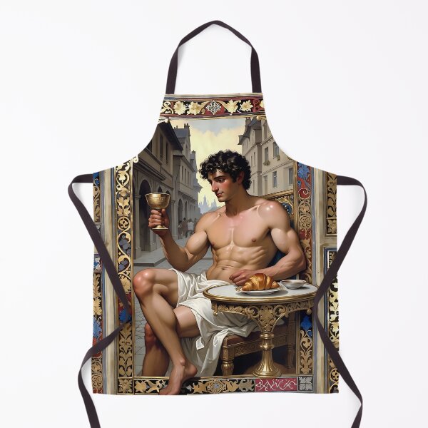 Item preview, Renaissance Bacchus at Breakfast – Classical Greek God Art designed and sold by ZhivanCrimson.