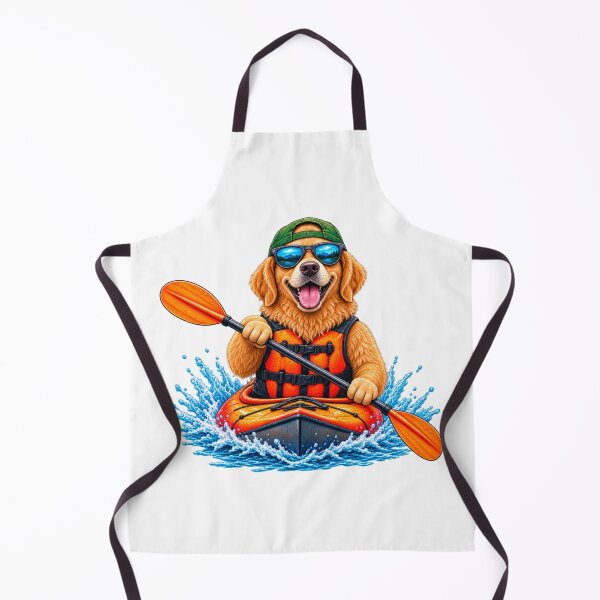 Item preview, Happy Golden Retriever Kayaking Adventure designed and sold by Houldi.