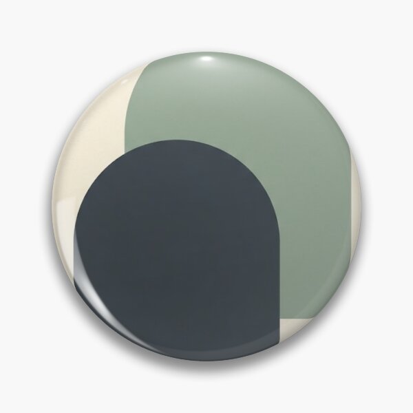 Item preview, Offset Arch Pair | Minimalist Sage and Charcoal Print designed and sold by Zaramodo.