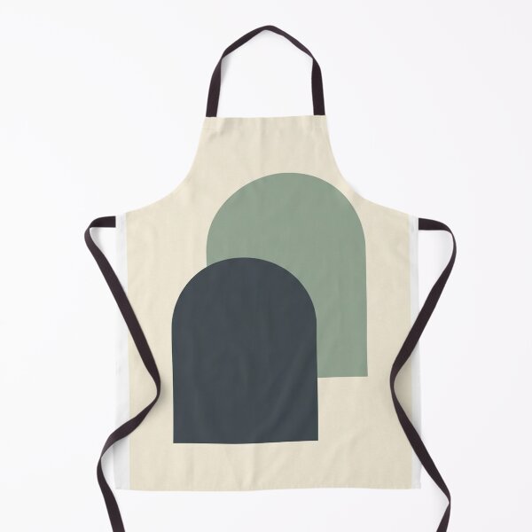 Item preview, Offset Arch Pair | Minimalist Sage and Charcoal Print designed and sold by Zaramodo.