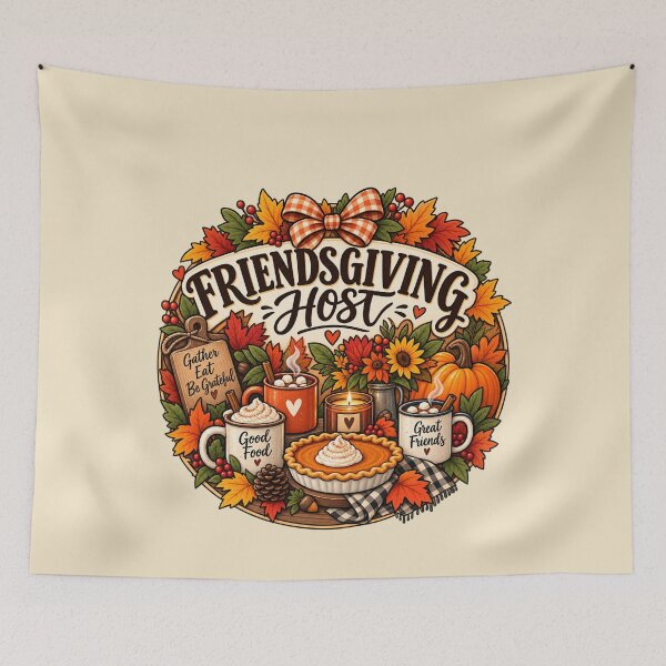 Item preview, Friendsgiving Host Thanksgiving Gift Cozy Fall Gathering Style designed and sold by Corvoria.