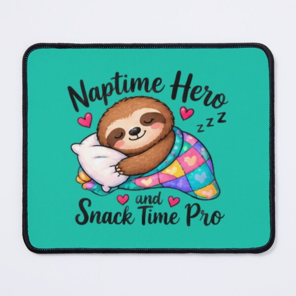 Item preview, Naptime Hero and Snack Time Pro Funny Daycare Teacher Gift designed and sold by BearLoveDesign.
