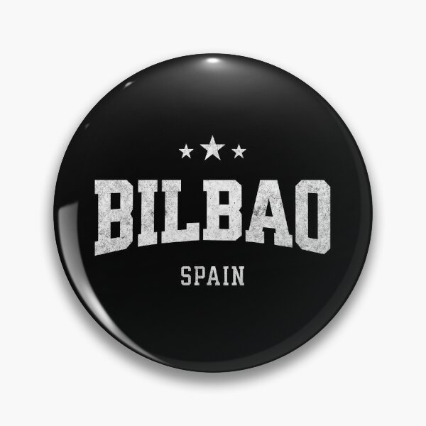 Artikelvorschau, Bilbao Spanien Vintage Varsity Distressed Retro College Reisedesign entworfen und verkauft von NiceTeeClub.