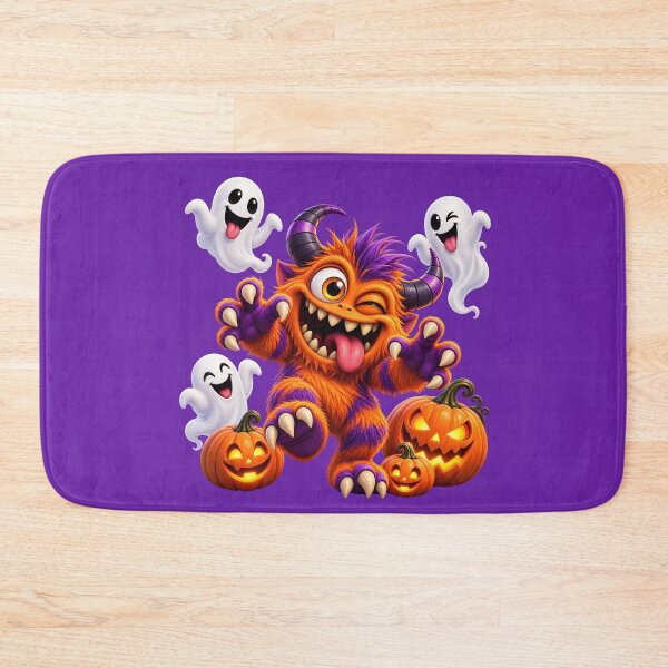 Item preview, Cute Halloween Monster Ghosts and Pumpkins designed and sold by ArtSpark Studio.