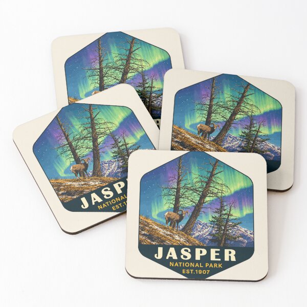 Item preview, Jasper National Park Canada – Vintage Retro Mountain Adventure designed and sold by Gideon Emmerich.