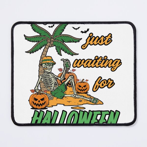 Item preview, Skeleton just waiting for Halloween on the beach  designed and sold by She - artist creations .