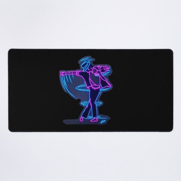 Item preview, Neon Moonwalk Dancer Retro Electric Glow designed and sold by ExploreAura Studio.