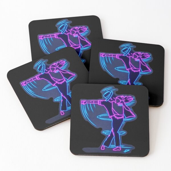 Item preview, Neon Moonwalk Dancer Retro Electric Glow designed and sold by ExploreAura Studio.