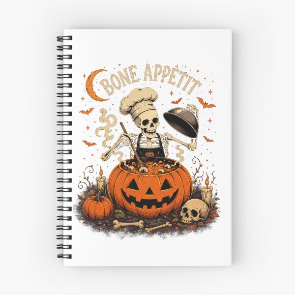 Item preview, Bone Appetit Halloween Skeleton Chef designed and sold by Mix Mood.