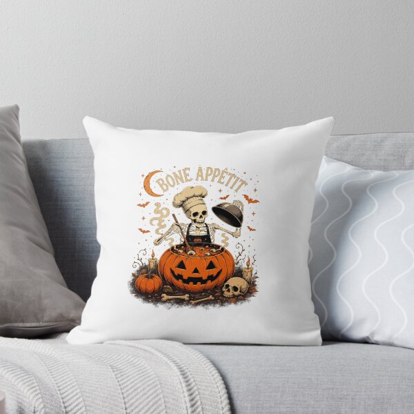 Item preview, Bone Appetit Halloween Skeleton Chef designed and sold by Mix Mood.