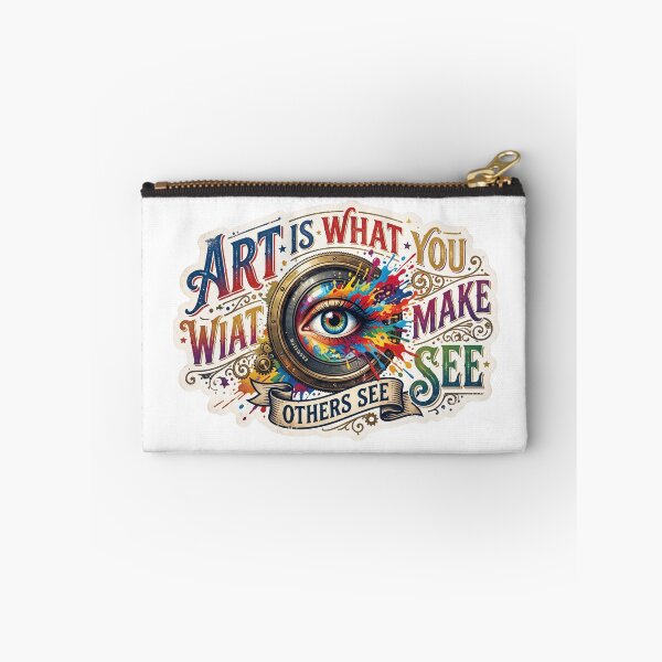 Item preview, Art Is What You Can Make Others See Creative Typography Design designed and sold by Mellow Doodle Co..