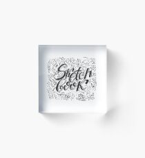 Sketch book Acrylic Block