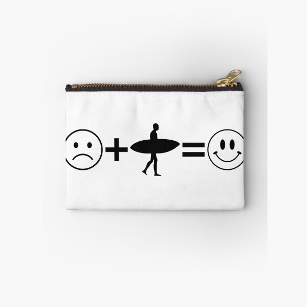 Item preview, Sad Face Plus Surfboard Equals Happy Face Funny Surfer Equation designed and sold by Vision Crafted.