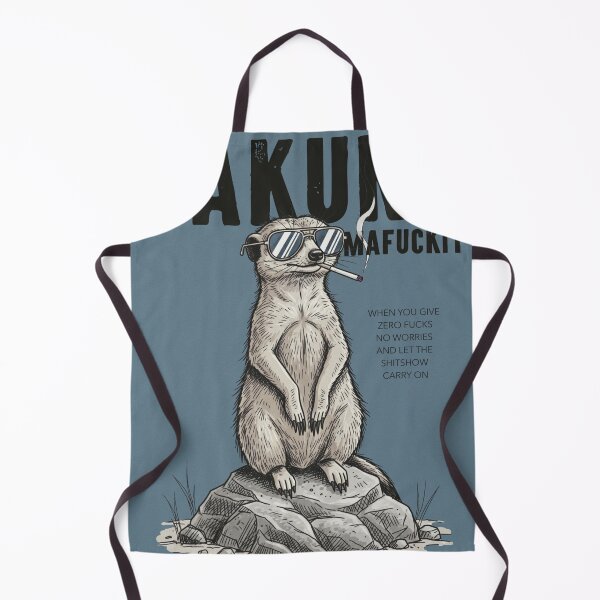 Item preview, Hakuna Matada Mafuckit Funny Bathroom Living BedroomHouse Home Art Gift Original Custom Love Couples Poster Wall Art Tee Design designed and sold by Cool Robot Bro..