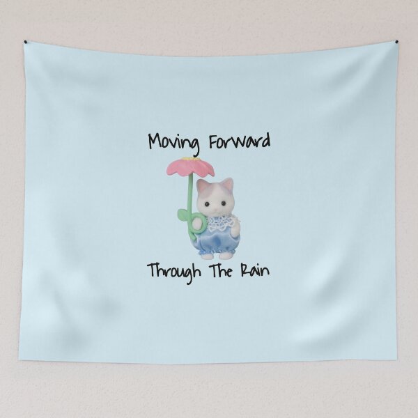 Item preview, Calico Critter Moving Forward Through the Rain designed and sold by PopBubbleShop.