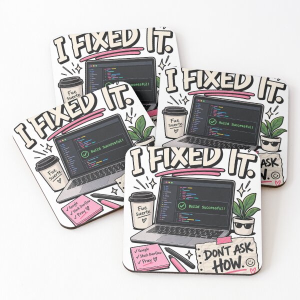 Item preview, I Fixed It, Dont't Ask How - Funny Programmer & Developer Design - Women designed and sold by anapfab.