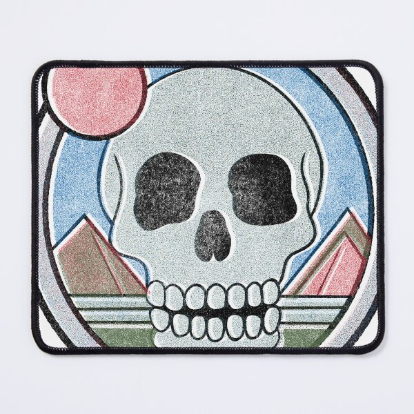 Item preview, Vintage Riso Print Skull Mountain  designed and sold by BearRoarDesigns.