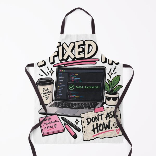 Item preview, I Fixed It, Dont't Ask How - Funny Programmer & Developer Design - Women designed and sold by anapfab.