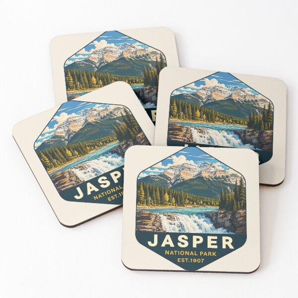 Item preview, Jasper National Park Canada – Vintage Retro Mountain Adventure designed and sold by Gideon Emmerich.