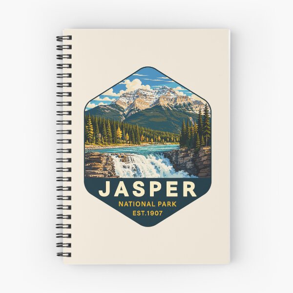 Item preview, Jasper National Park Canada – Vintage Retro Mountain Adventure designed and sold by Gideon Emmerich.