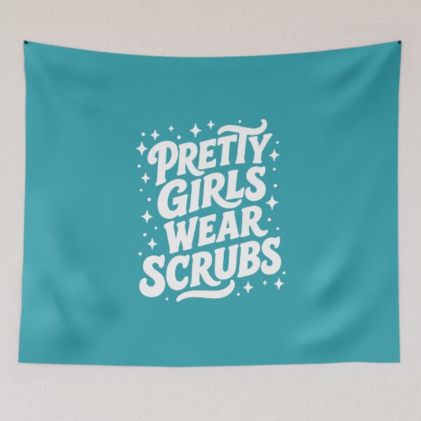 Item preview, NURSE - PRETTY GIRLS WEAR SCRUBS designed and sold by YNELENT.