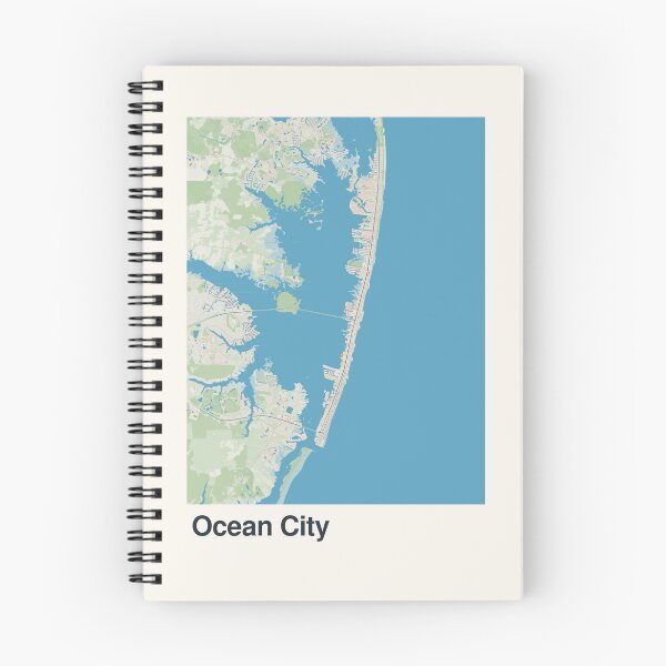 Item preview, Ocean City, Maryland Minimalistic Map Art designed and sold by MapsNerd.