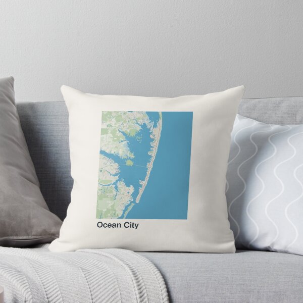Item preview, Ocean City, Maryland Minimalistic Map Art designed and sold by MapsNerd.