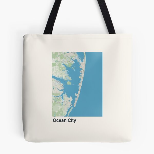 Item preview, Ocean City, Maryland Minimalistic Map Art designed and sold by MapsNerd.