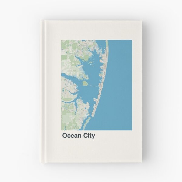 Item preview, Ocean City, Maryland Minimalistic Map Art designed and sold by MapsNerd.
