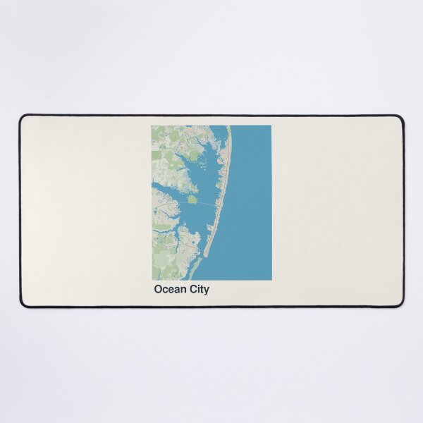 Item preview, Ocean City, Maryland Minimalistic Map Art designed and sold by MapsNerd.