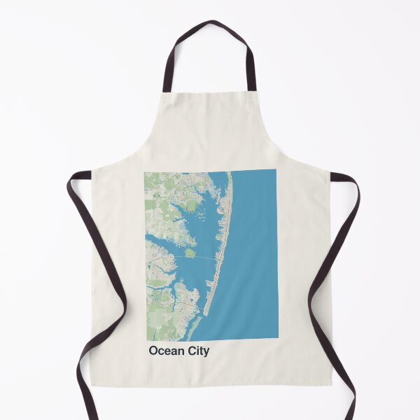 Item preview, Ocean City, Maryland Minimalistic Map Art designed and sold by MapsNerd.