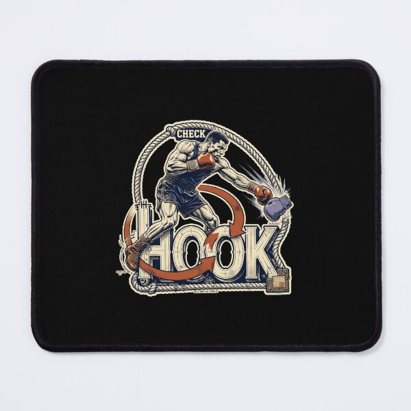 Item preview, Check Hook Boxing Design, Boxing Training Graphic, Boxer Gift, Boxing Fighter Artwork, Boxing Technique, Boxing Gym Design, Combat Sports Gift, Boxing Lover, Fight Culture designed and sold by Typologystudios.