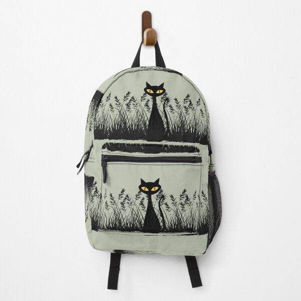 Item preview, Spooky-cool Cat hiding I grass - Garden treasure designed and sold by 247DesignStudio.