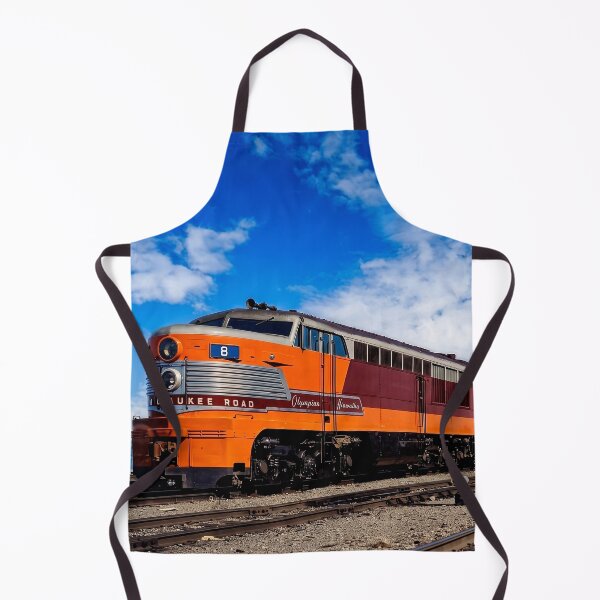 Item preview, MILW FM Erie-built leading the Olympian Hiawatha 1947 designed and sold by Trains-and-Rail.
