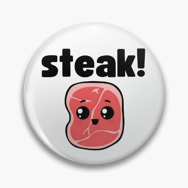 Item preview, cute steak designed and sold by Rockveil Co..