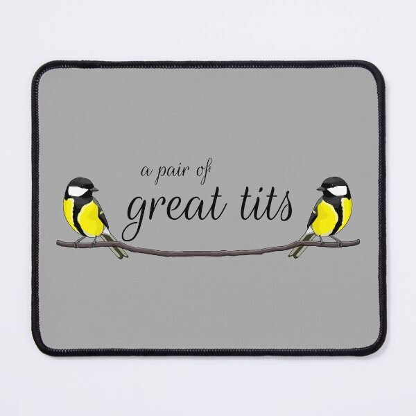 Item preview, a pair of great tits designed and sold by ChirpingChicks.