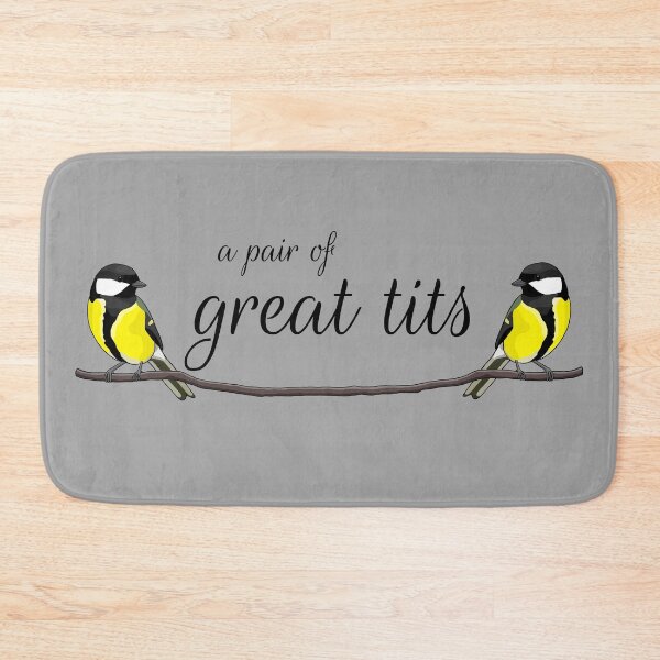Item preview, a pair of great tits designed and sold by ChirpingChicks.