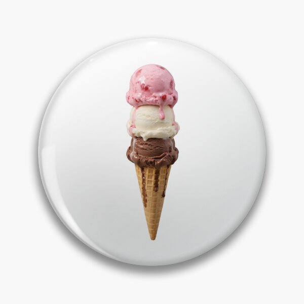 Item preview, Melting Triple Scoop Ice Cream Cone designed and sold by VFXguy.