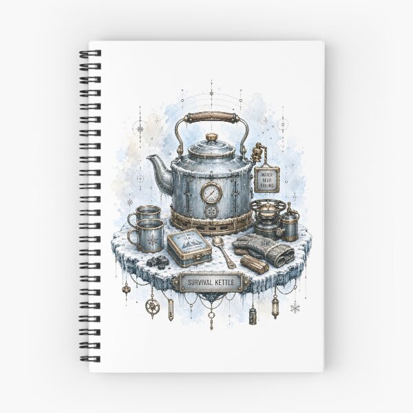 Item preview, Frostpunk Survival Kettle - Water Near Boiling designed and sold by Shadow Sprite Art.