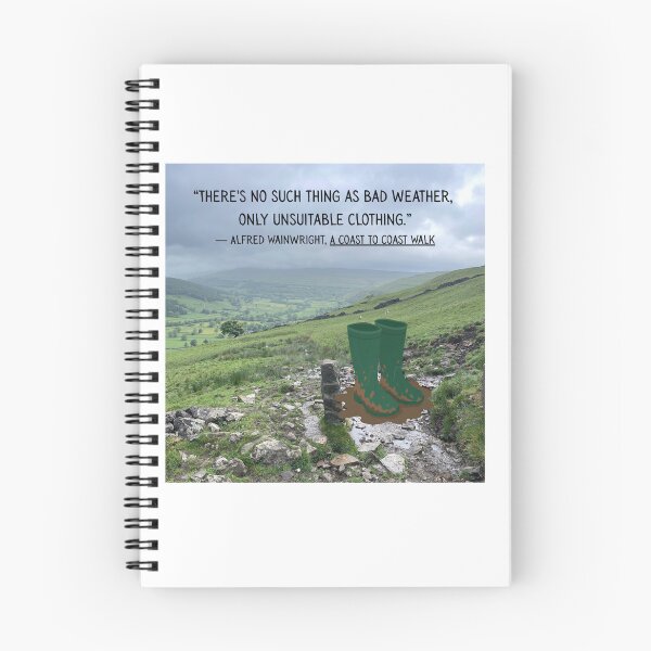 Artikelvorschau, Wanderung in den regnerischen Yorkshire Dales entworfen und verkauft von UpNorthTravel.