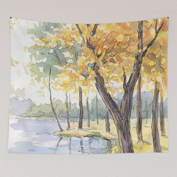 Artikelvorschau, Autumn in the city park entworfen und verkauft von sid1802.