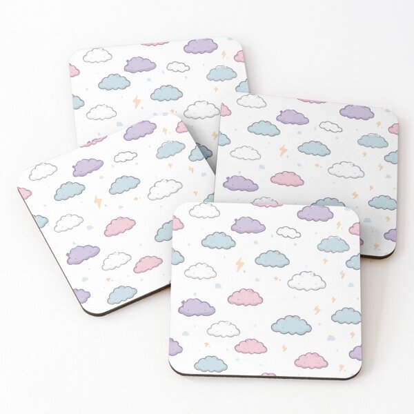 Item preview, Cute clouds and lightning illustration designed and sold by DuliDoodles.
