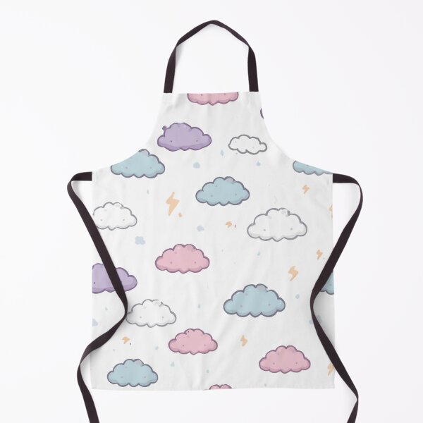 Item preview, Cute clouds and lightning illustration designed and sold by DuliDoodles.