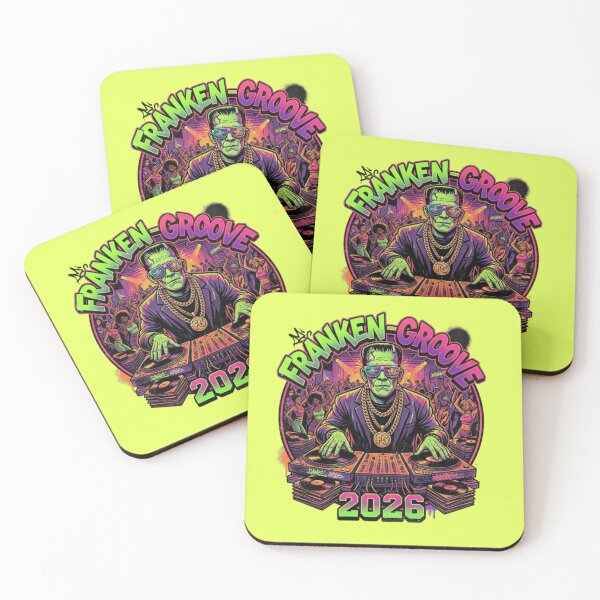Item preview, Franken-Groove DJ Turntables - Retro EDM Halloween Monster 2026 designed and sold by LUKOWEAR.