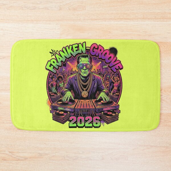 Item preview, Franken-Groove DJ Turntables - Retro EDM Halloween Monster 2026 designed and sold by LUKOWEAR.