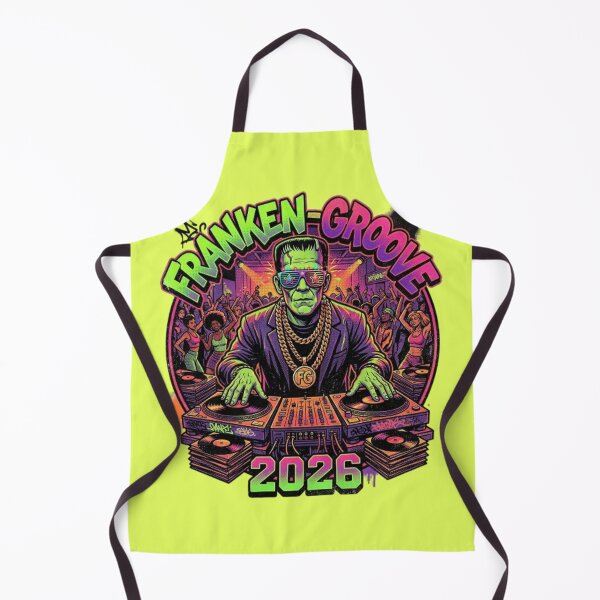 Item preview, Franken-Groove DJ Turntables - Retro EDM Halloween Monster 2026 designed and sold by LUKOWEAR.